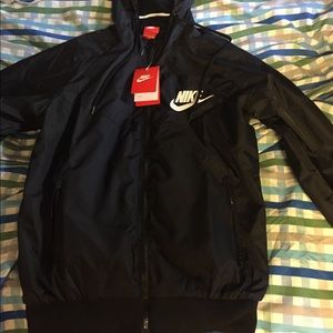 New All Black Nike Windbreaker