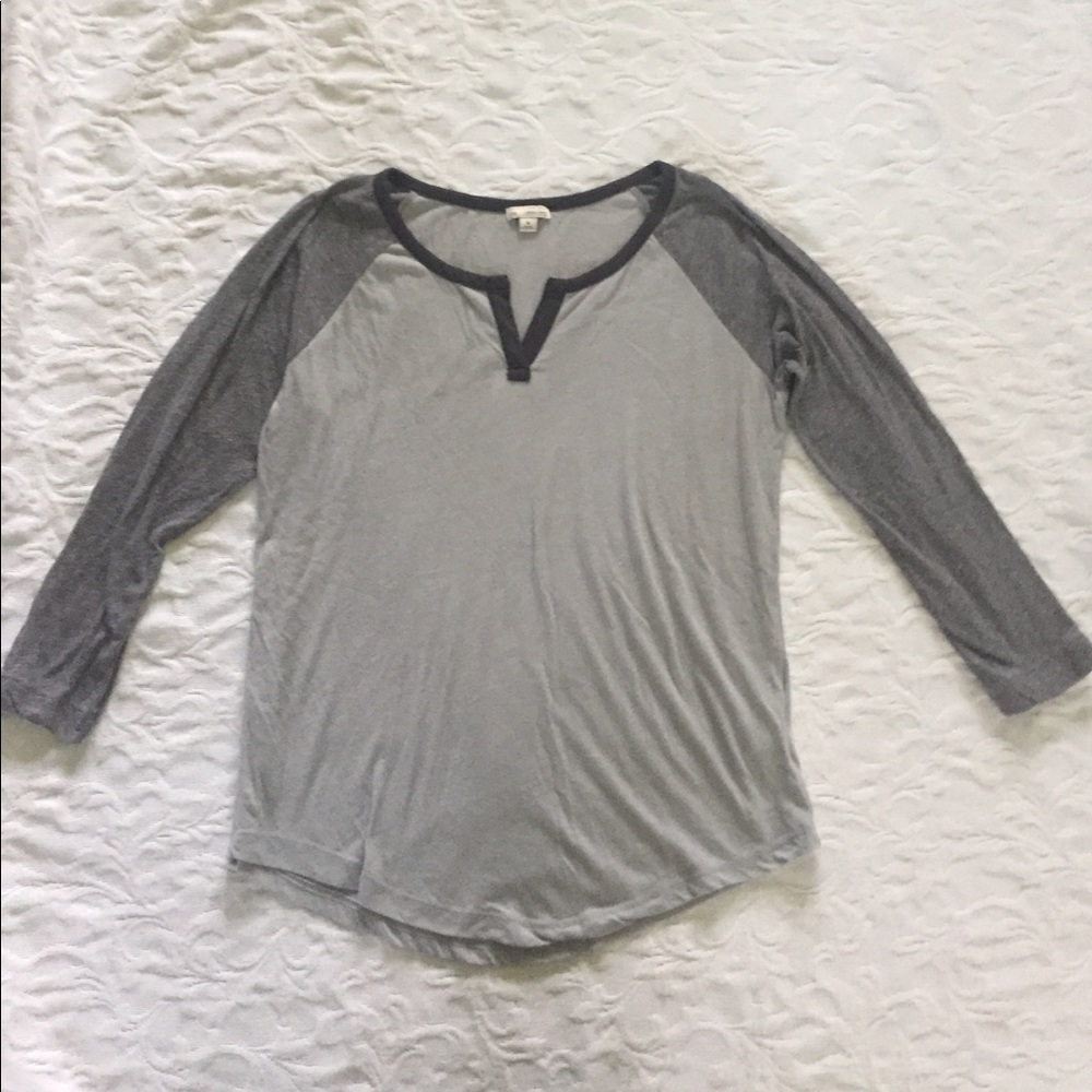 Gap Grey Tone Baseball Tee, M