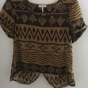 Tribal print blouse