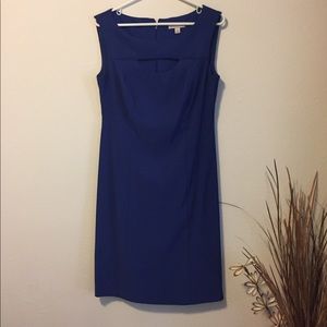 Royal blue peekaboo dress size 8