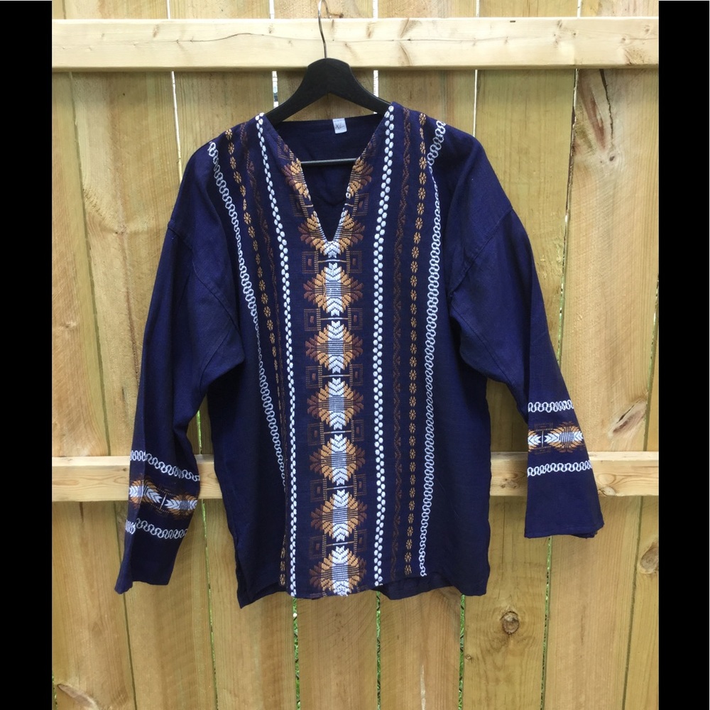 Mexican embroidered tunic