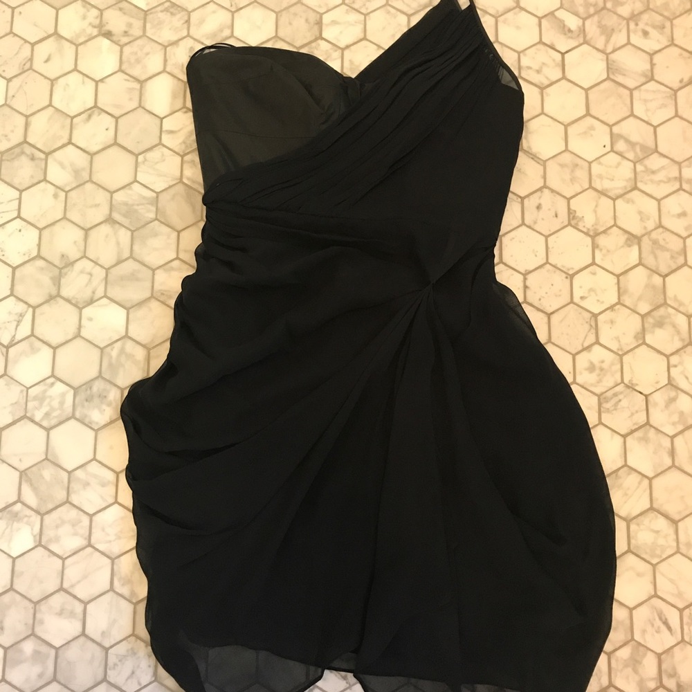 NWOT Jodi Arnold Asymmetrical One Shoulder Dress