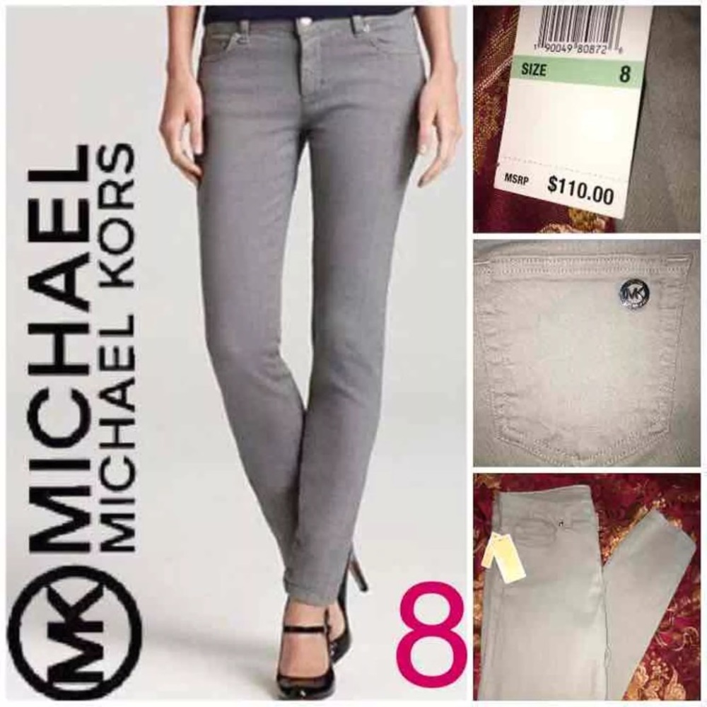 Michael Kors Skinny Grey/ New with tags size 8