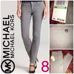 Michael Kors Skinny Grey/ New with tags size 8