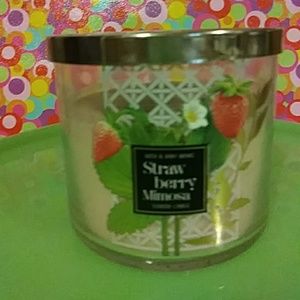 Strawberry Mimosa Candle Bath & Body Works