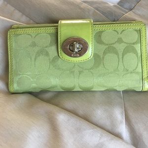 Coach wallet in good but used condition