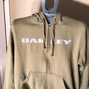 Green Oakley sweatshirt
