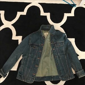 LL BEAN WOMANS JEAN JACKET