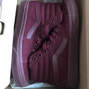 Burgundy Vans
