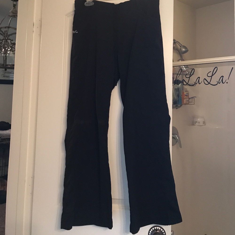 Black scrub pants