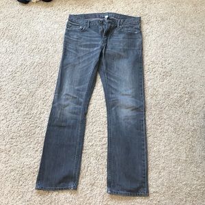 BR Men's Vintage Straight cut Denim (gray)