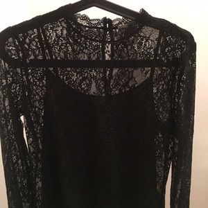 Long Sleeve Lace Top