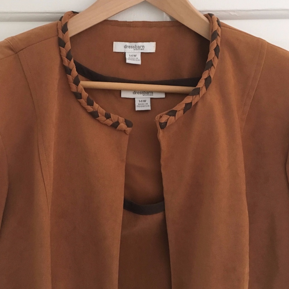 Two piece Jacket and matching blouse set