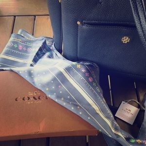 NWT Coach Silk Scarf