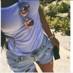 One Teaspoon diamonde charger jean shorts