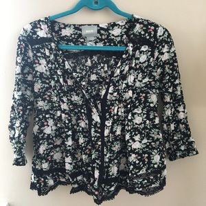 Anthropologie Maeve floral shirt