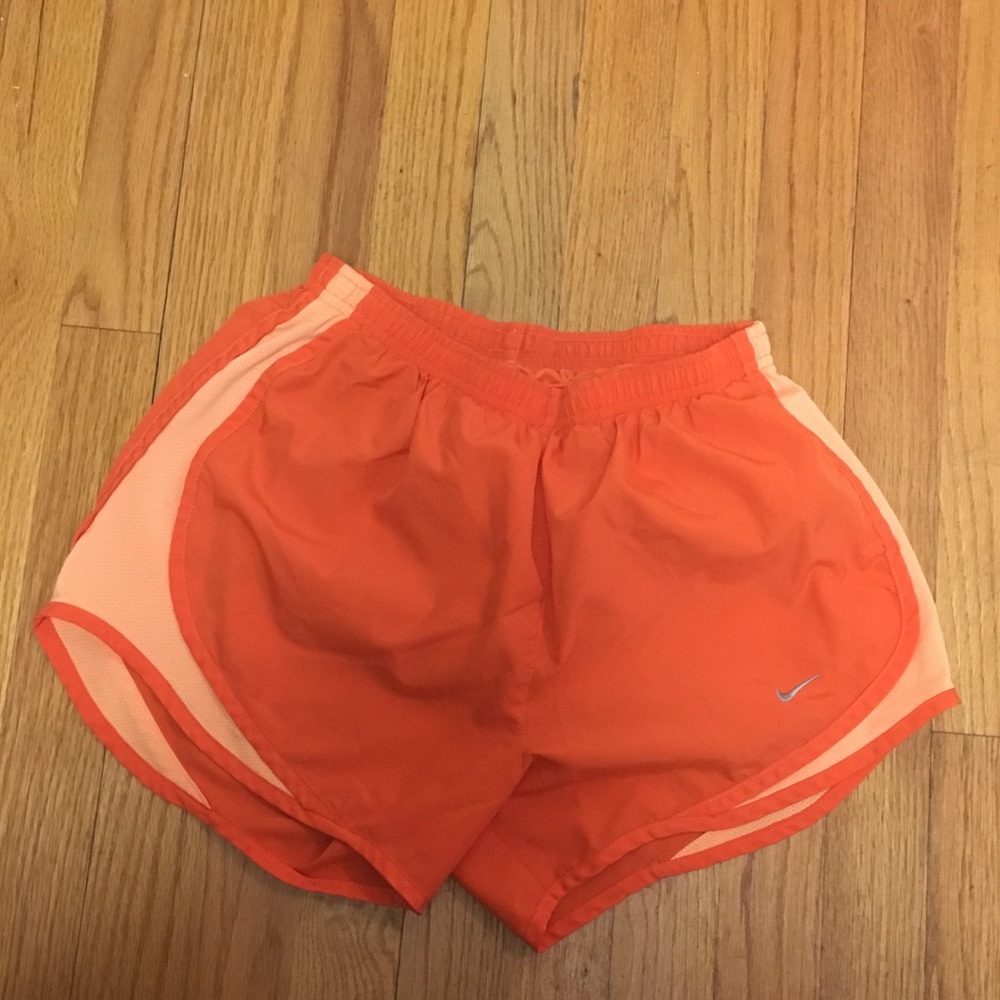 Orange Nike shorts