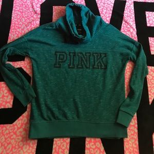 VS Pink Cowl Neck Hoodie