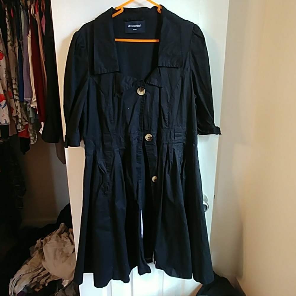 Trench coat dress