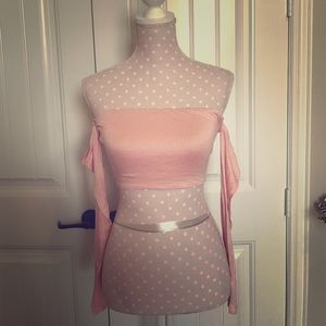 FOREVER 21 Off the shoulder Crop Top