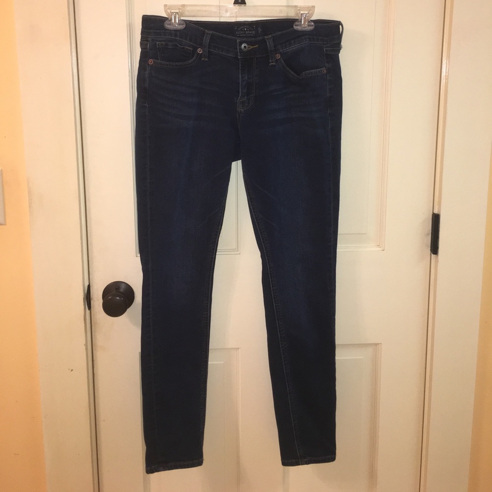 authentic lucky brand Charlie skinny jeans