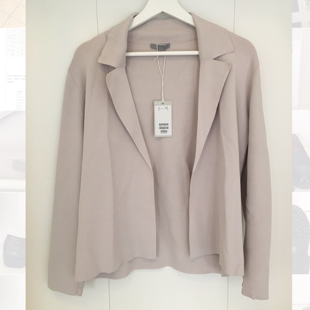 COS Blazer - Taupe/Pale Pink