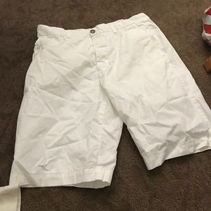 White shorts