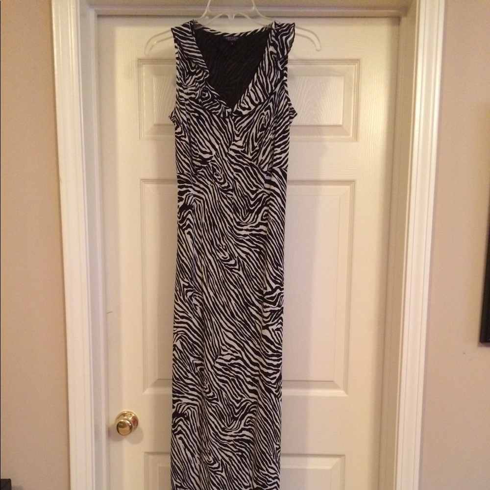 Karen Kane Zebra print maxi