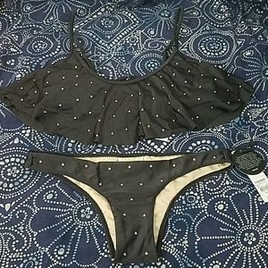 Amuse Society Studded Bikini NWT