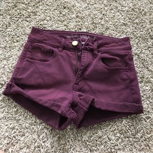 High wasted shorts