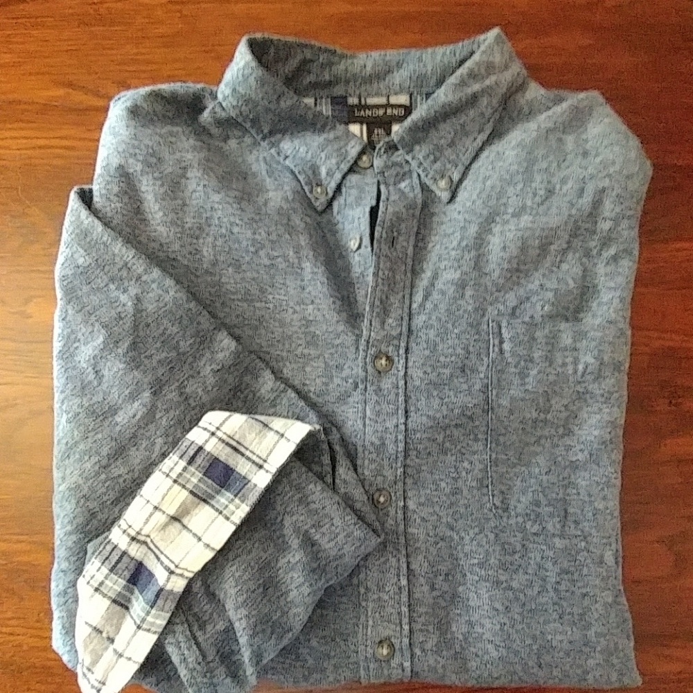 Land's End soft cotton woven shirt
