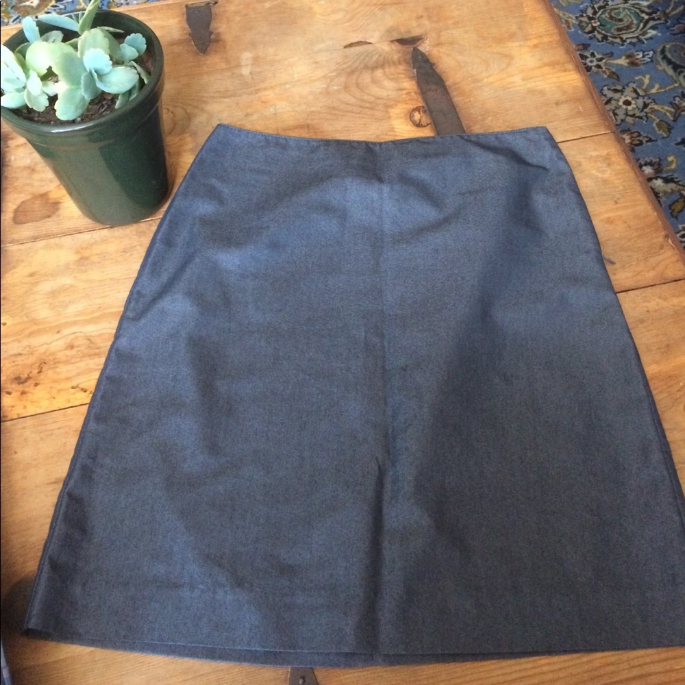 AnnTaylor (petites) blue skirt. Size 4.