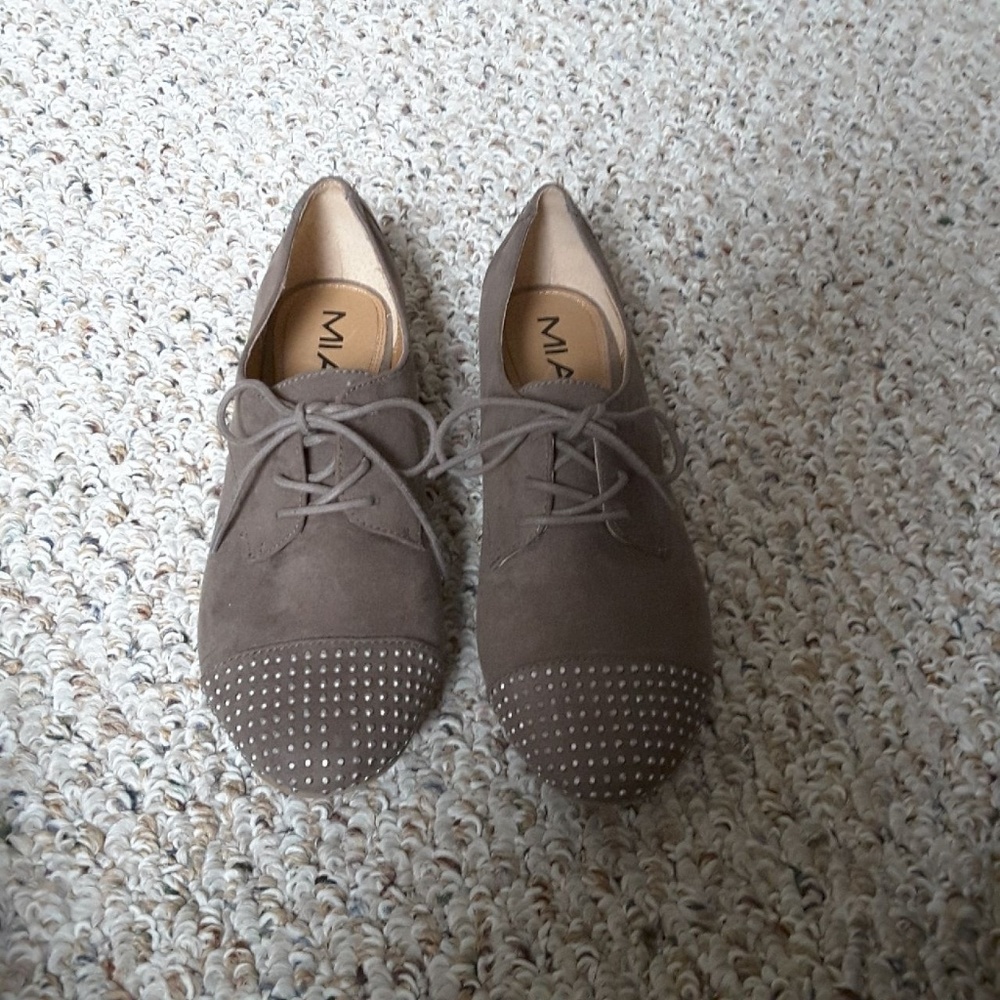 Taupe Oxfords