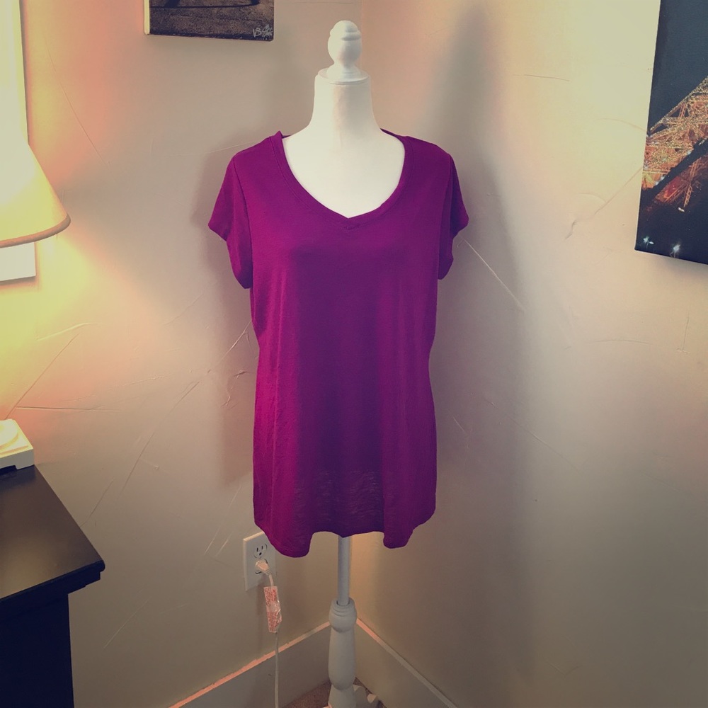 Purple Athletic Tee