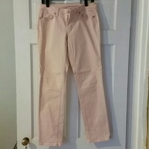 Pink straight leg pants