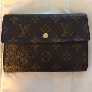 Authentic Louis Vuitton trifold wallet