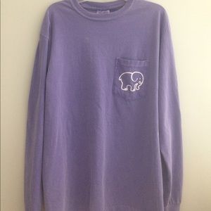Purple Ivory Ella long sleeve tee