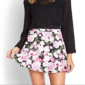 Floral Skater Skirt