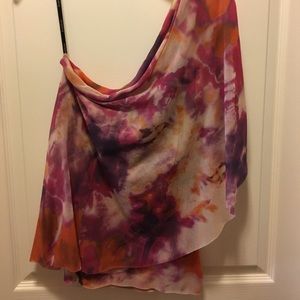 Bebe one shoulder top