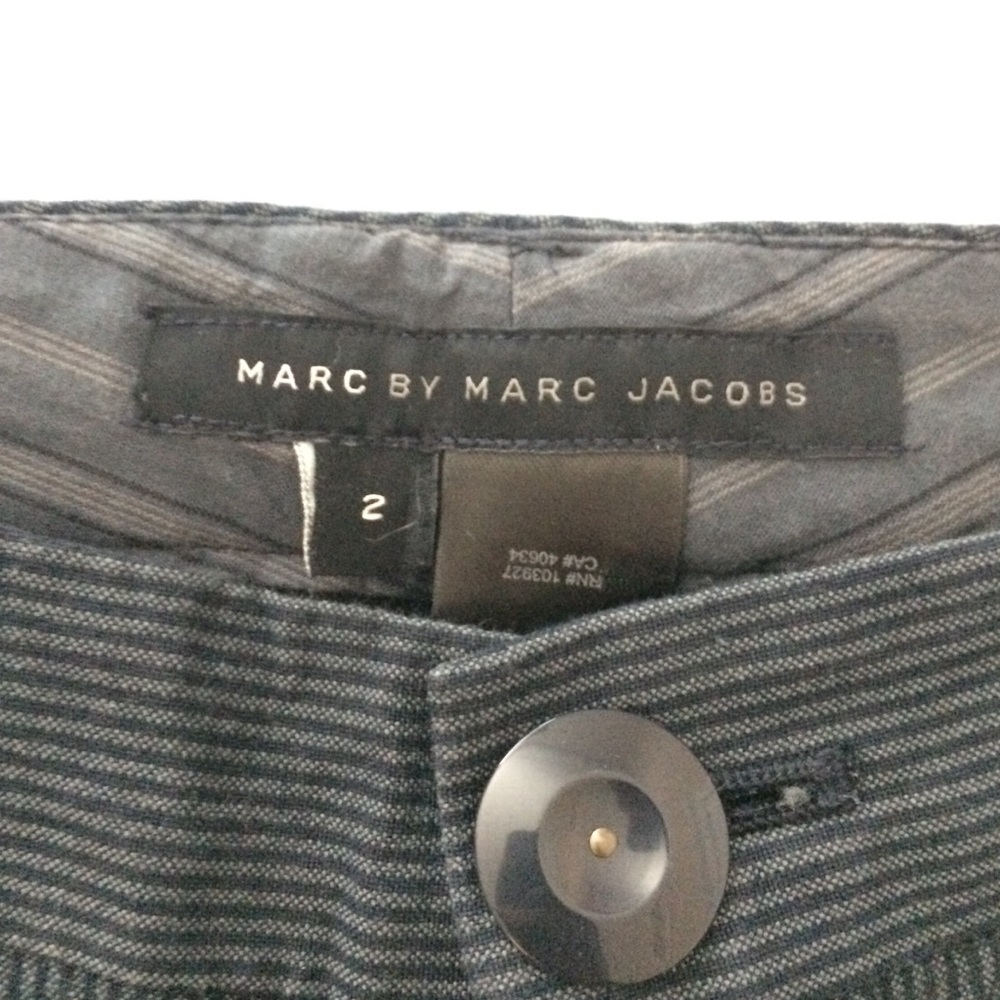 Marc by Marc Jacobs pinstripe pants.