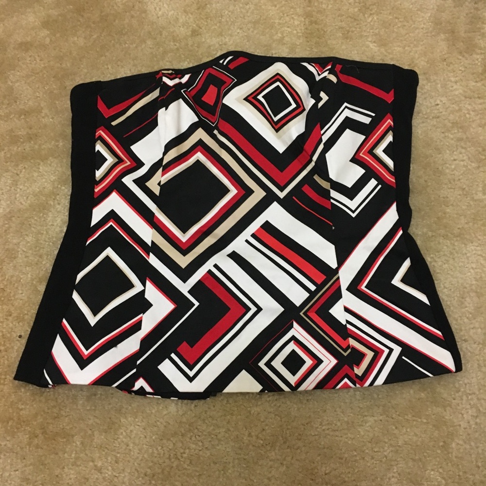 White House black market corset top
