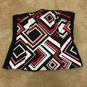 White House black market corset top