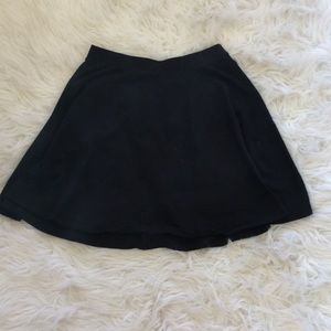 Black skater skirt