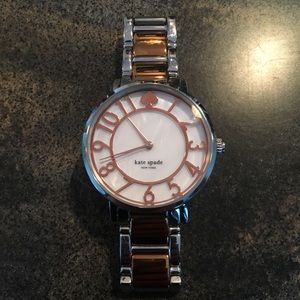 KATE SPADE ROSE GOLD AND SILVER WATCH