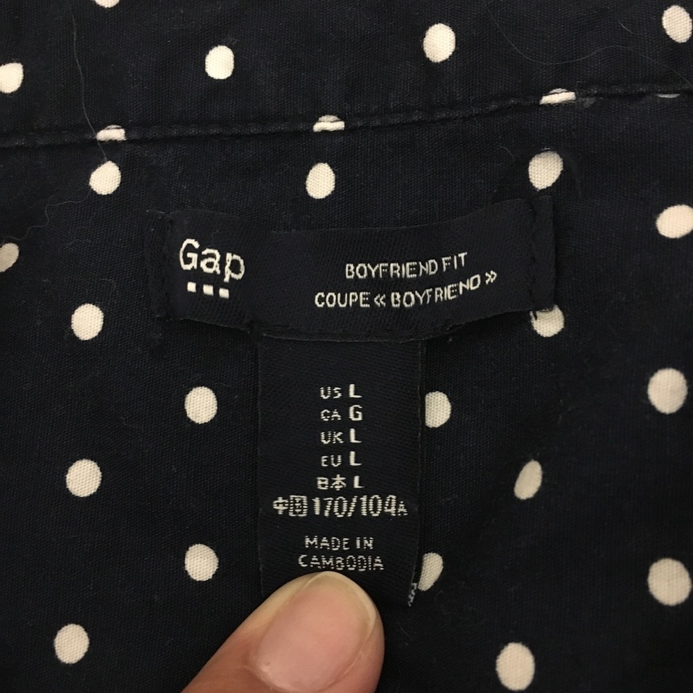 Polka dot button down - Picture 2 of 2