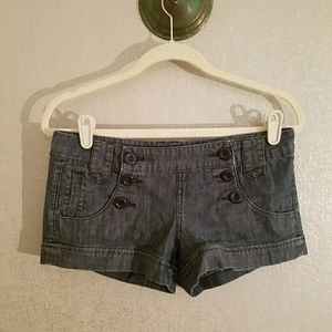 Denim shorts