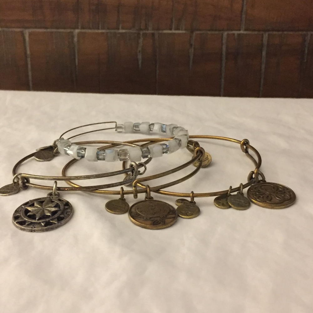 4 Alex and Ani bracelets