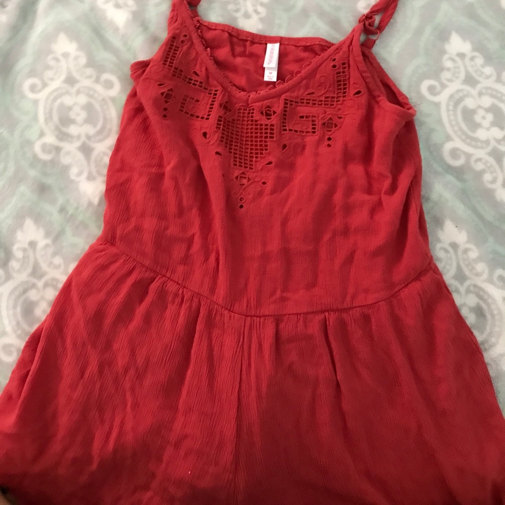 Orange reddish jumpsuits