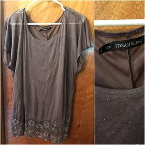 Maurices Sparkle Top