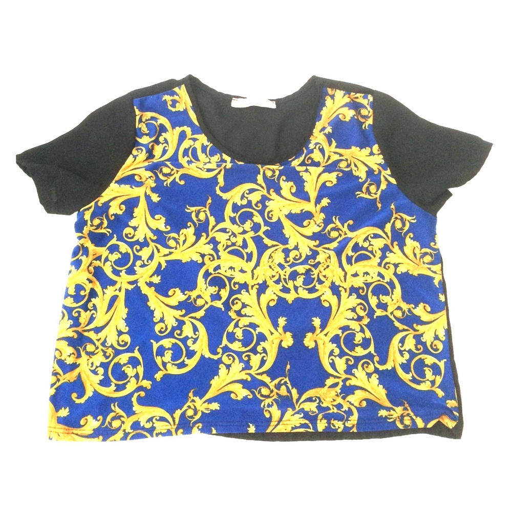 Patterned Crop Top